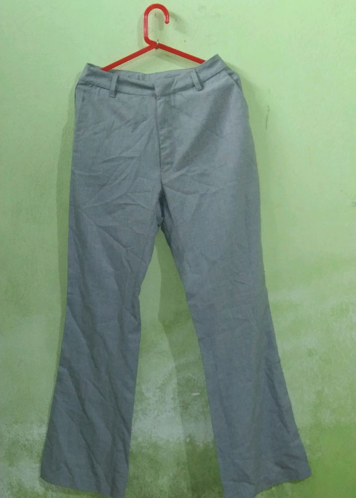 Grey Formal Pants For Women