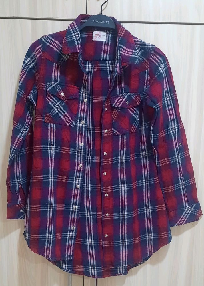 Warm Checks Full Sleeves Shirt