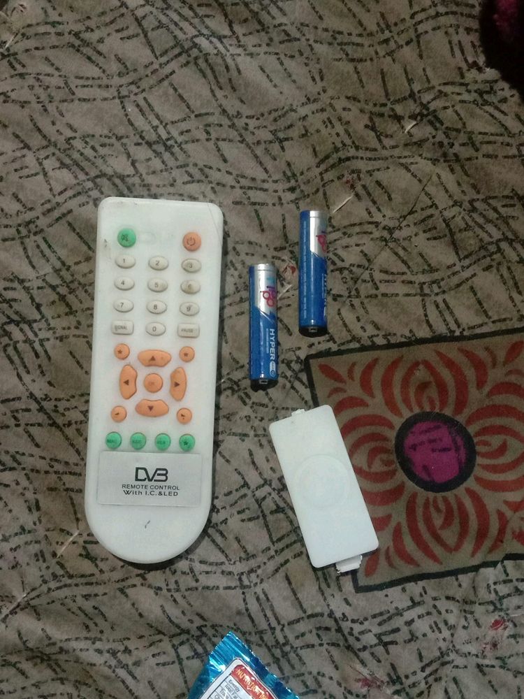 dvd Free Set Up Box Remote 2Cell Muft