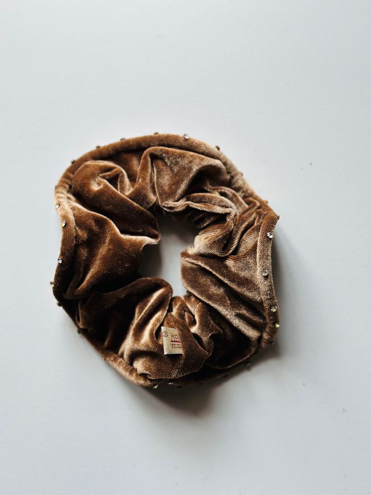 Price Drop!! Chocolate Brown Velvet Scrunchie