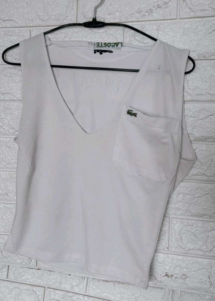 Lacoste Off White Top