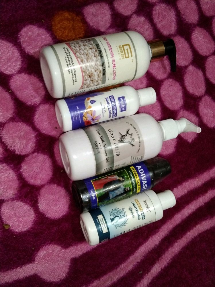 Combo Of Lotion, Hair Oil, Skin Whitening Cream