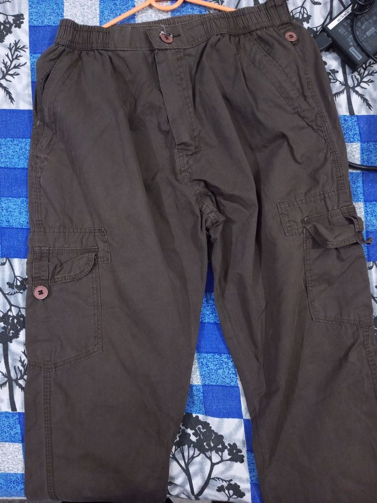 Brand New Baggy Brown Cargo