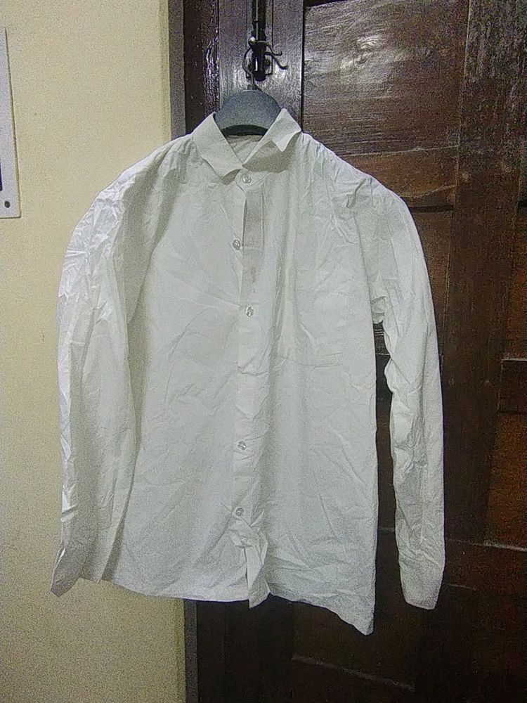 Pure White Shirt For Men