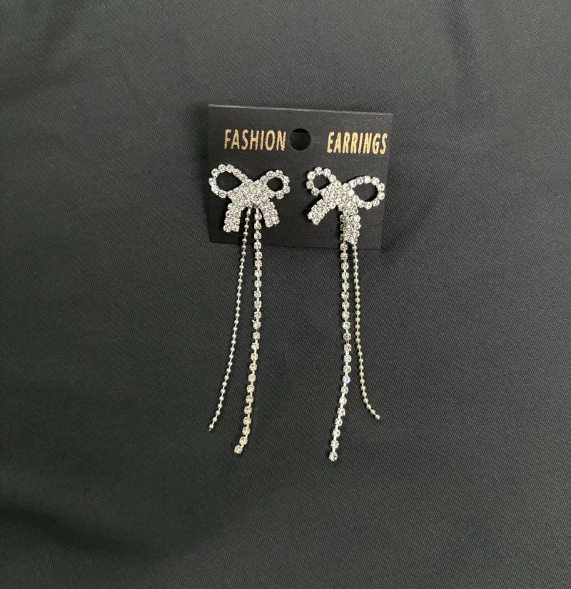 Silver Plated Long Earrings