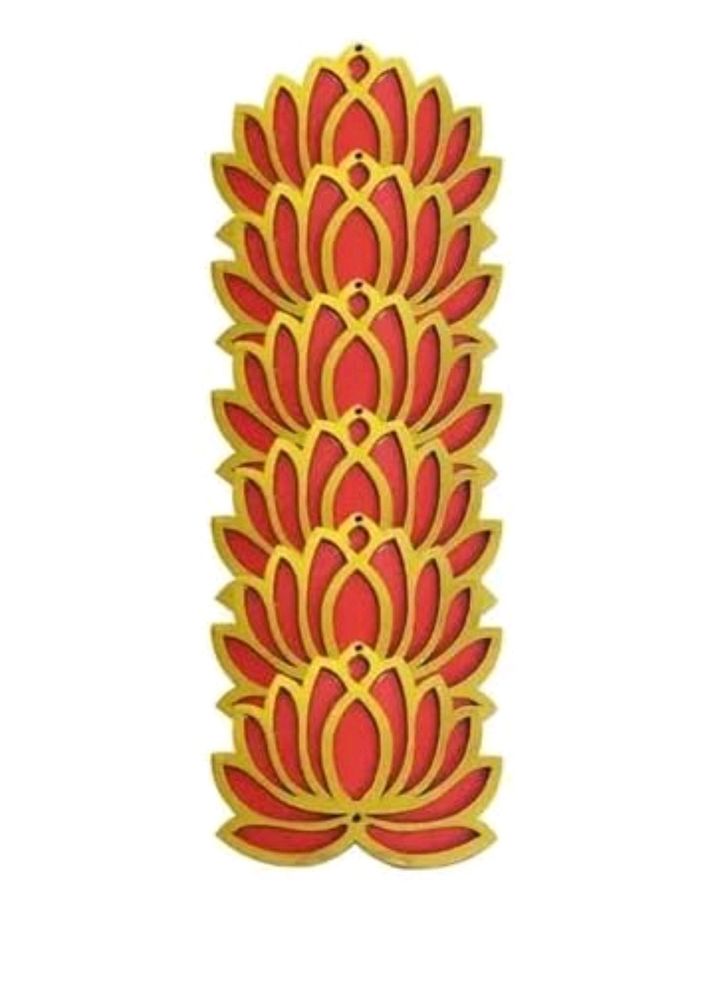 Wooden Lotus Cutout for Festivel Decorations Lotu