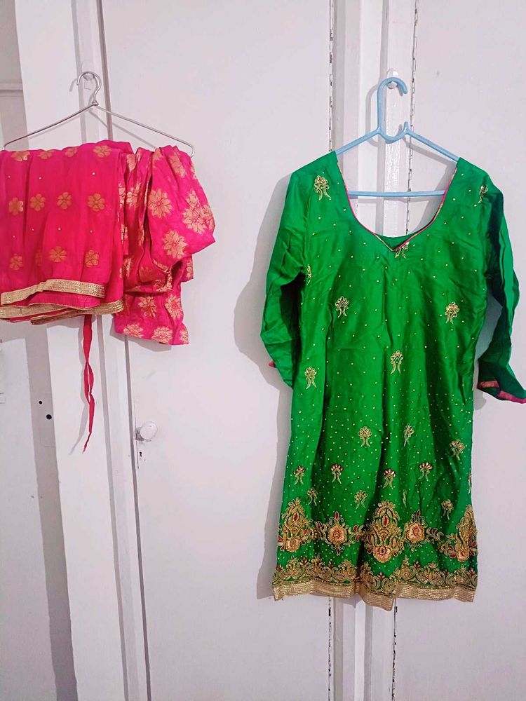 Pretty Green Patiala Suit Set