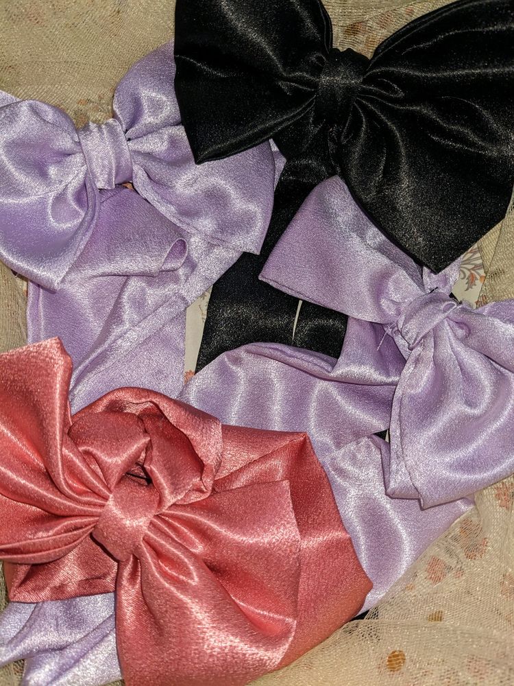 Satin Hair Bow