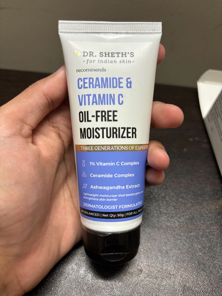 Dr Sheth’s Ceramide And Vitamin C Moisturiser 50g