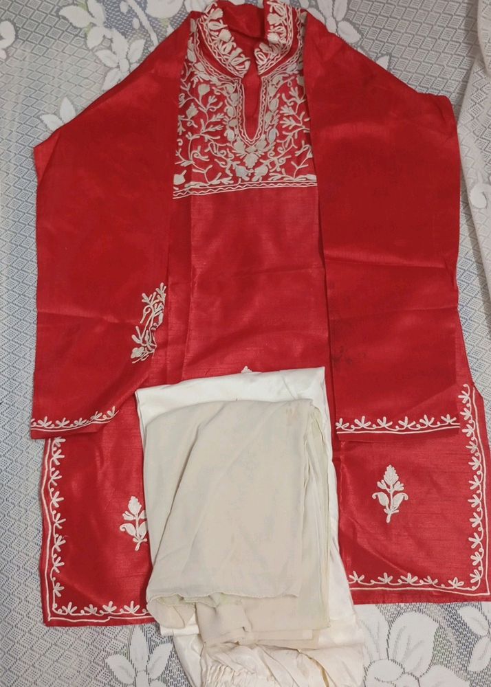 Red Kurta Set