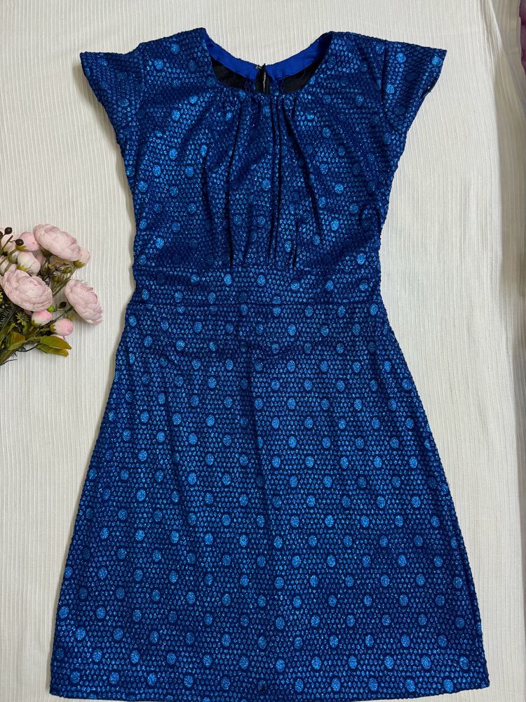 Blue Shimmery Dress