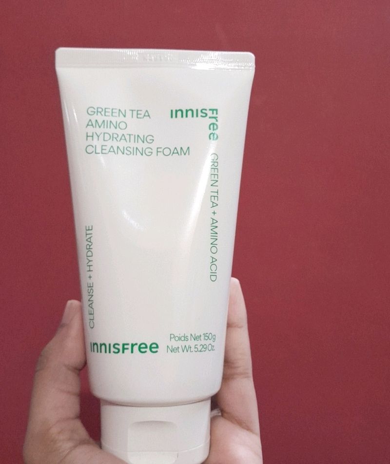 Innisfree Green Tea Amino Hydrating Cleansing Foam