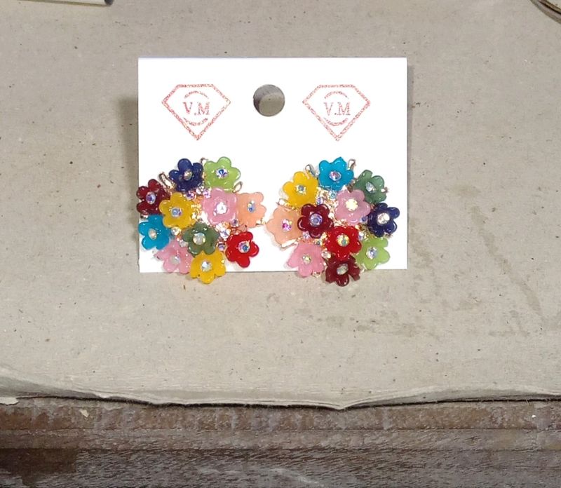 Flower Earrings & Studs