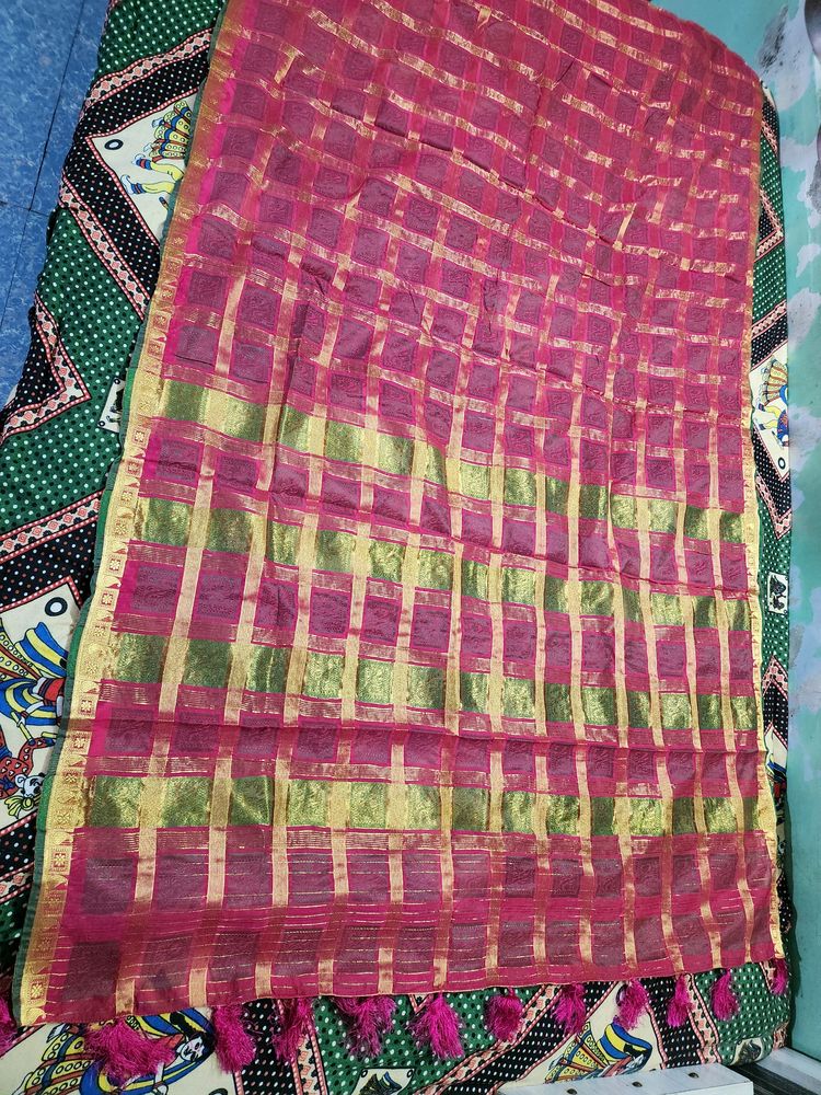 Banarasi Patola Saree Without Blouse