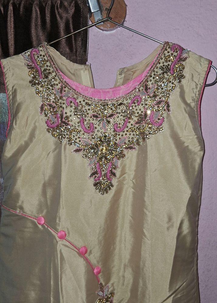 Anarkali With Attached Jacket