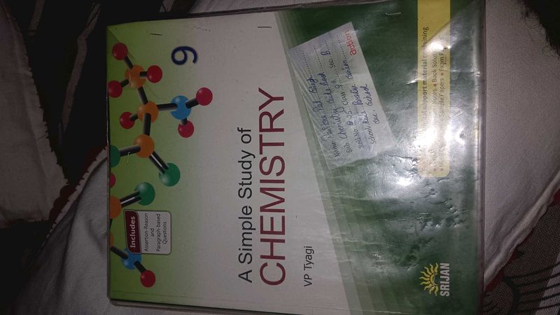 CHEMISTRY CLASS 9TH SIDE BOOK IN NEW CONDITION