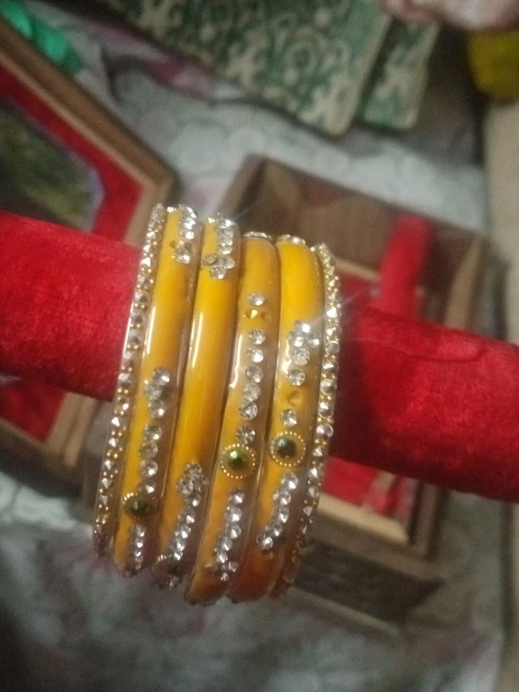 Yellow Stone Bangles