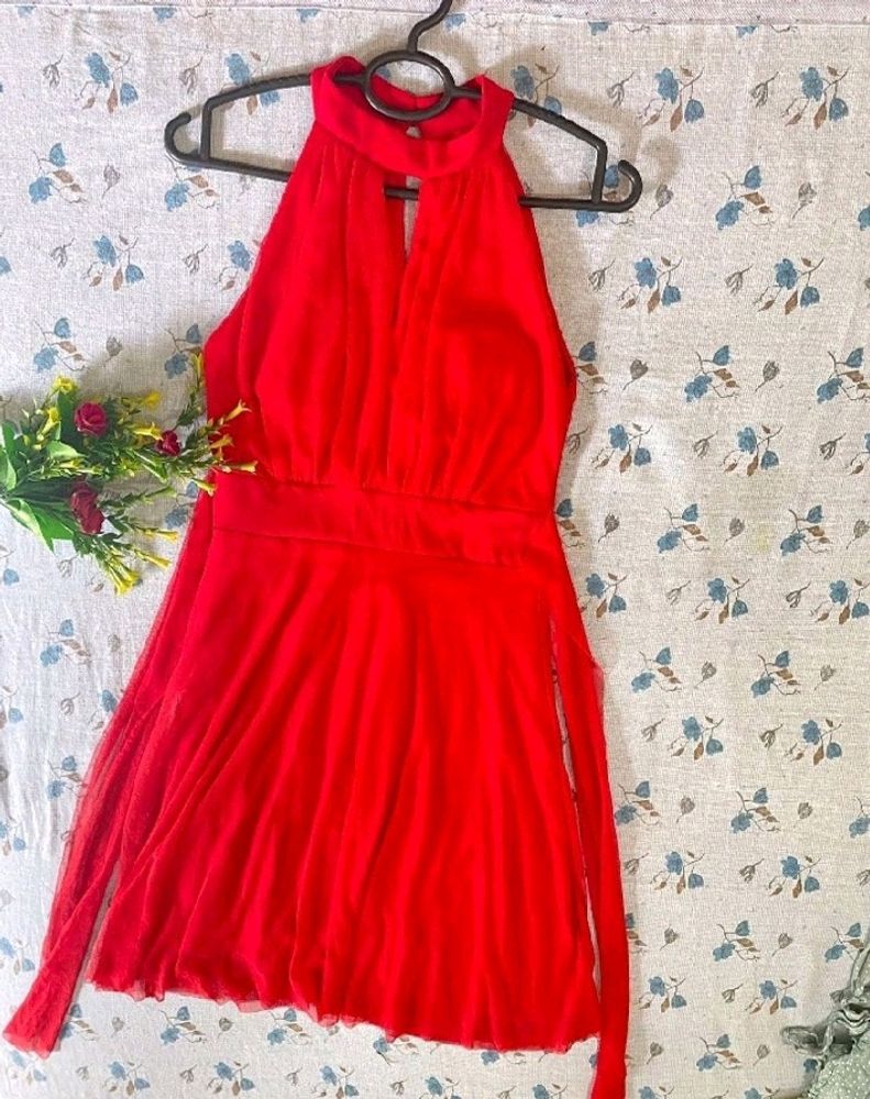 Preety Red Dress