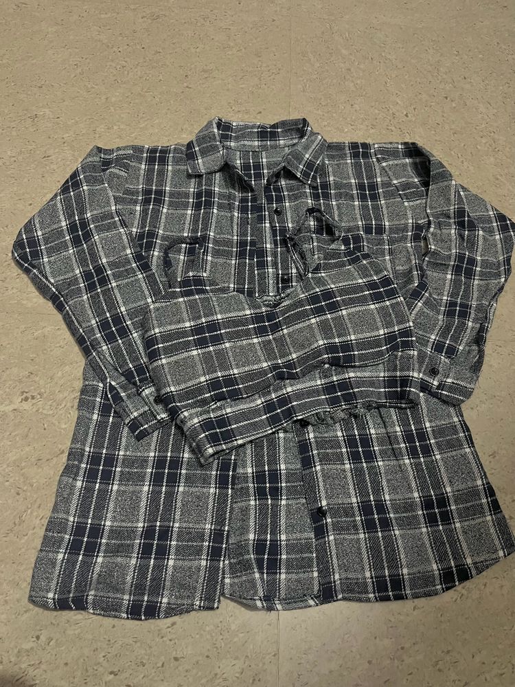 Checkered 2pc Shirt