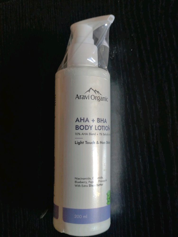 Aravi Organics Aha Bha Body Lotion