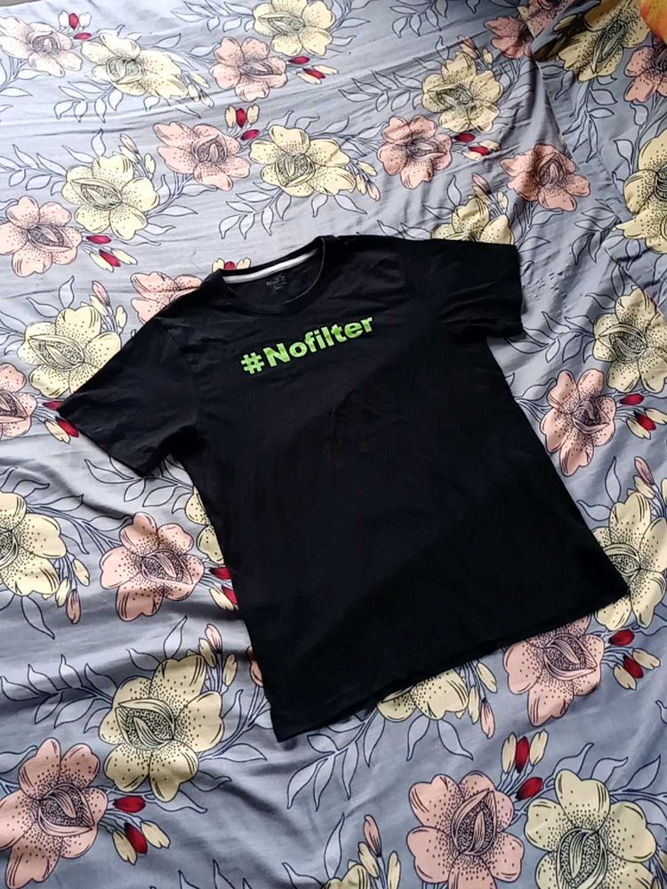 Max Black No Filter Print T Shirt Most Demanded🤑