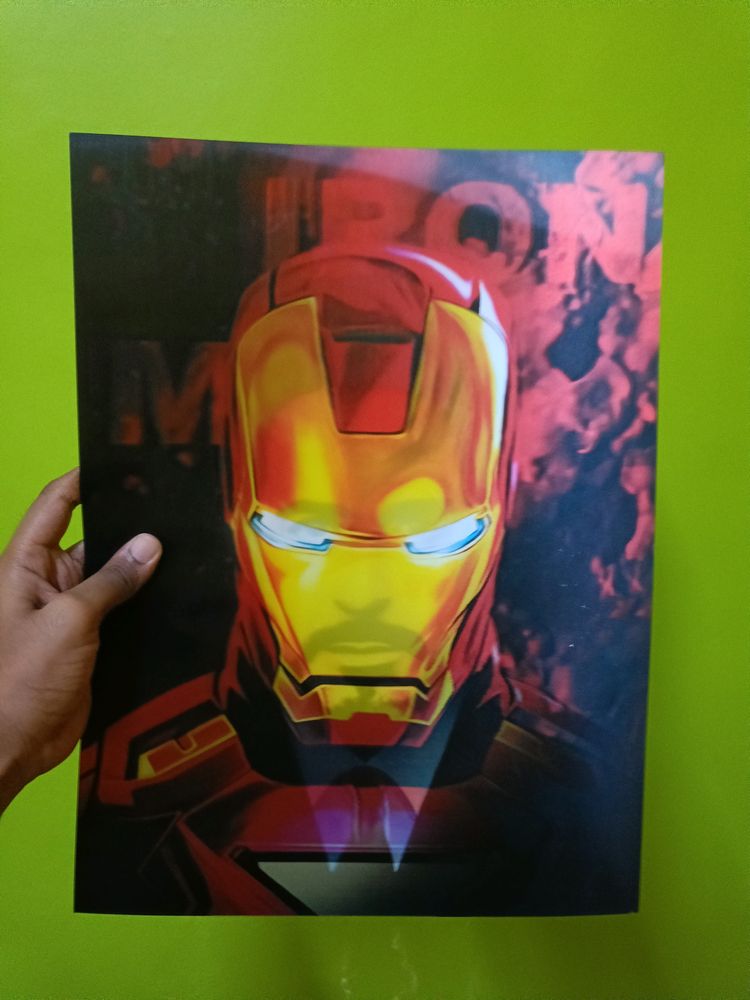 IRON MAN 3D POSTER