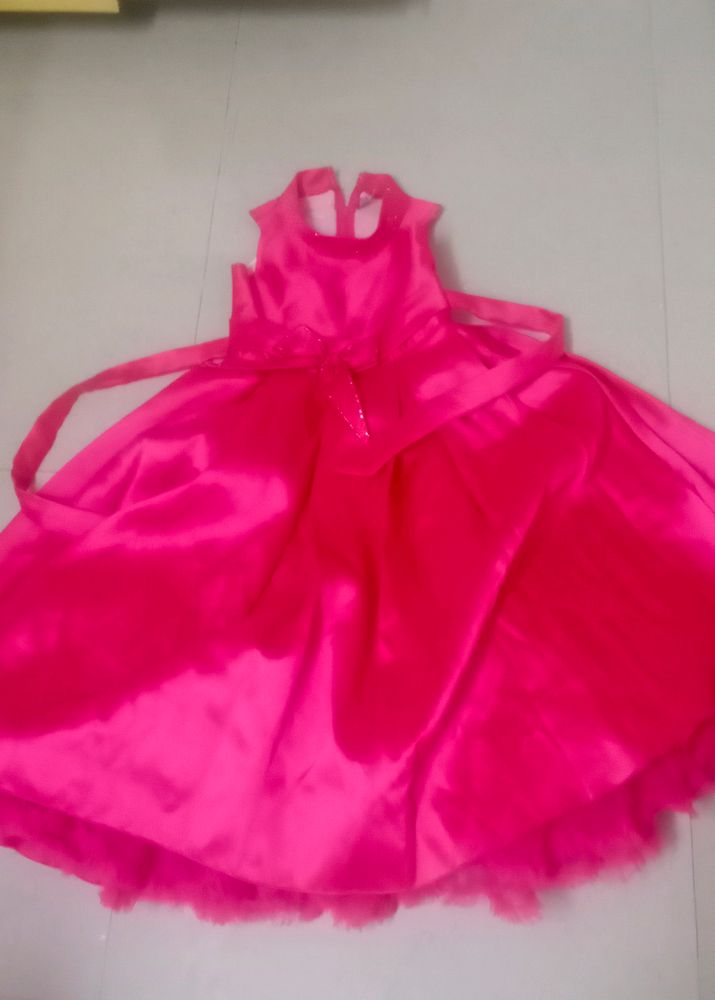 barbie frock majenda pink