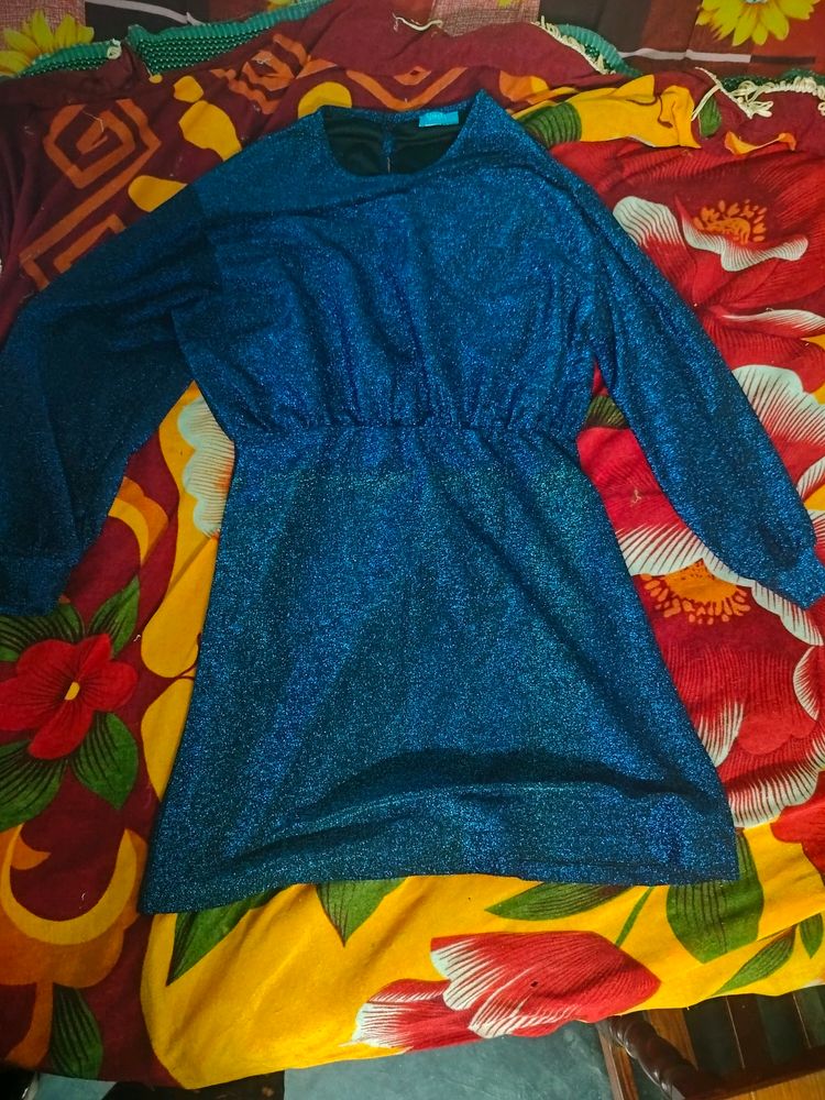 Shimmer, Teal Blue, Very Cute,good Condition