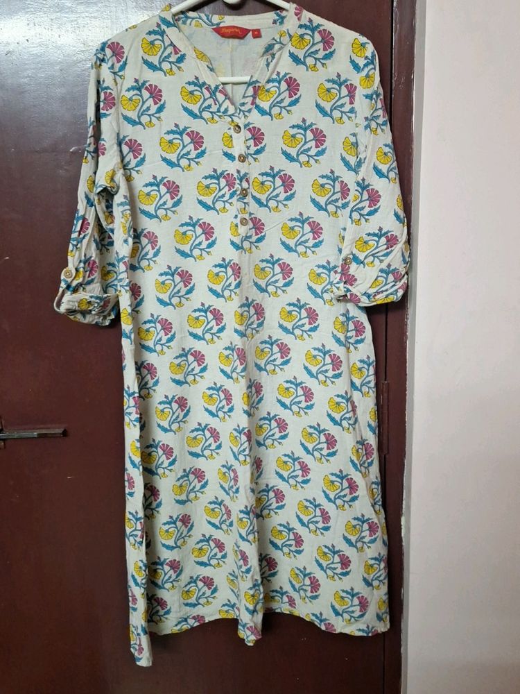 Floral Print Kurta