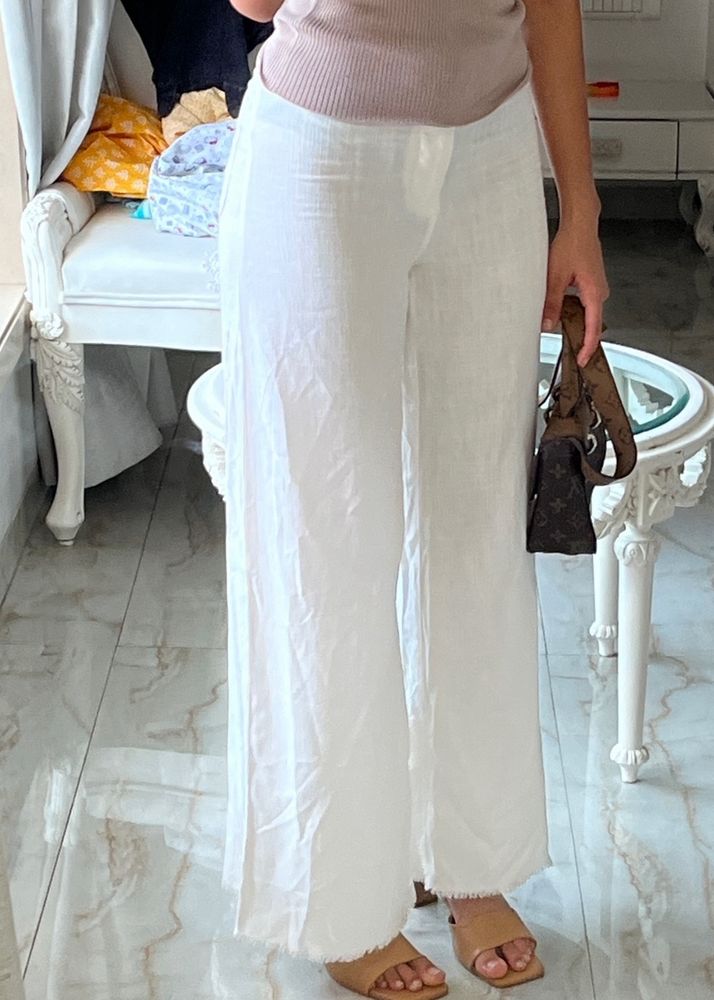 h&m linen trousers