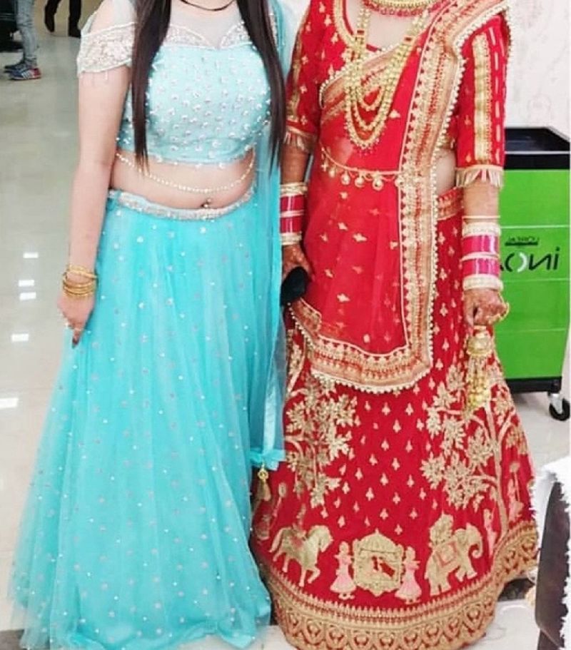 Ocean Green Lehnga