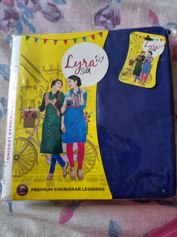 Lyra Royal Blue Churidar Leging OF Free Size