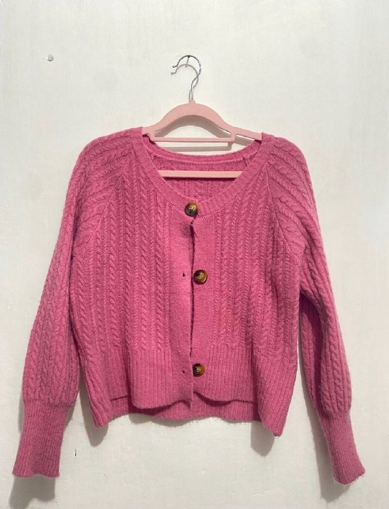 Pink Cardigan