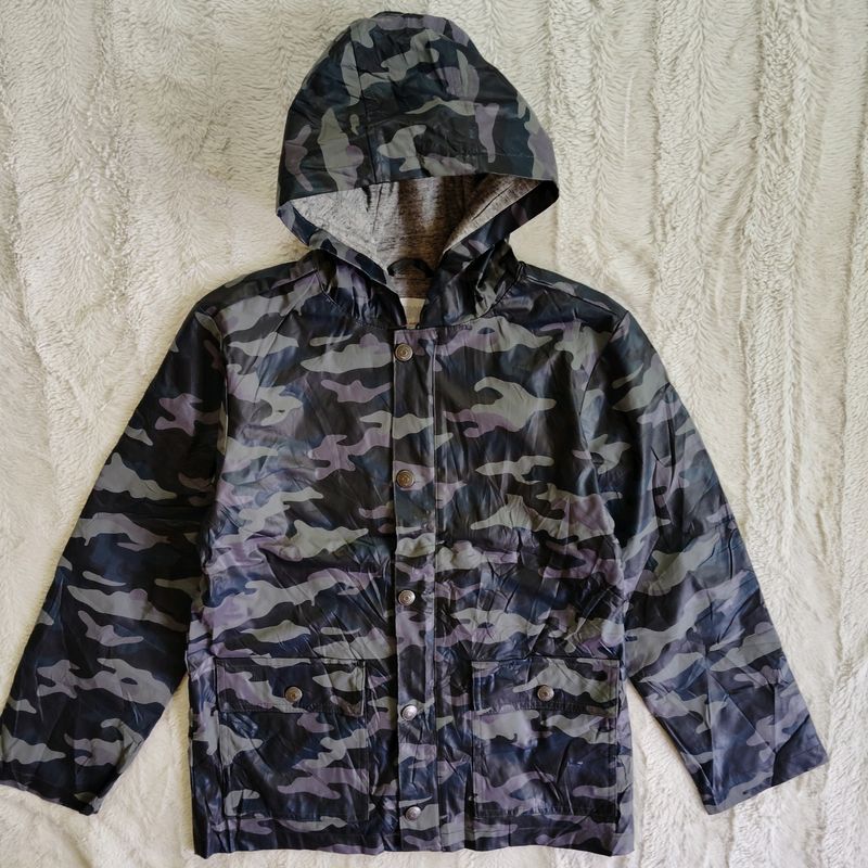 ARMY COLOUR HOODED JACKET