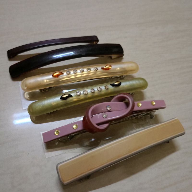 6 BIG HAIR CLIPS