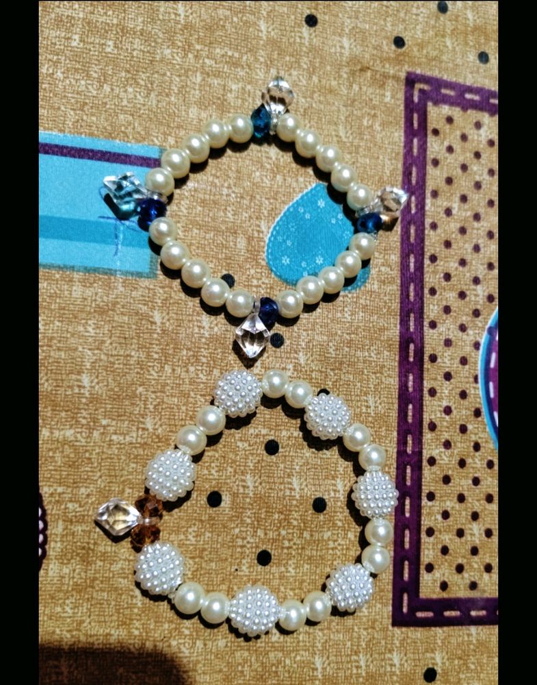 Brand New Combo Of White Pearl Bracelet