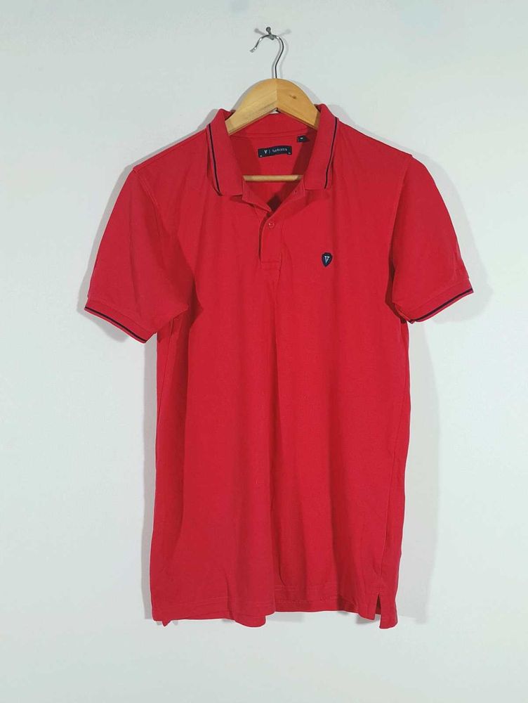 Pink Polo T-Shirt For Men's