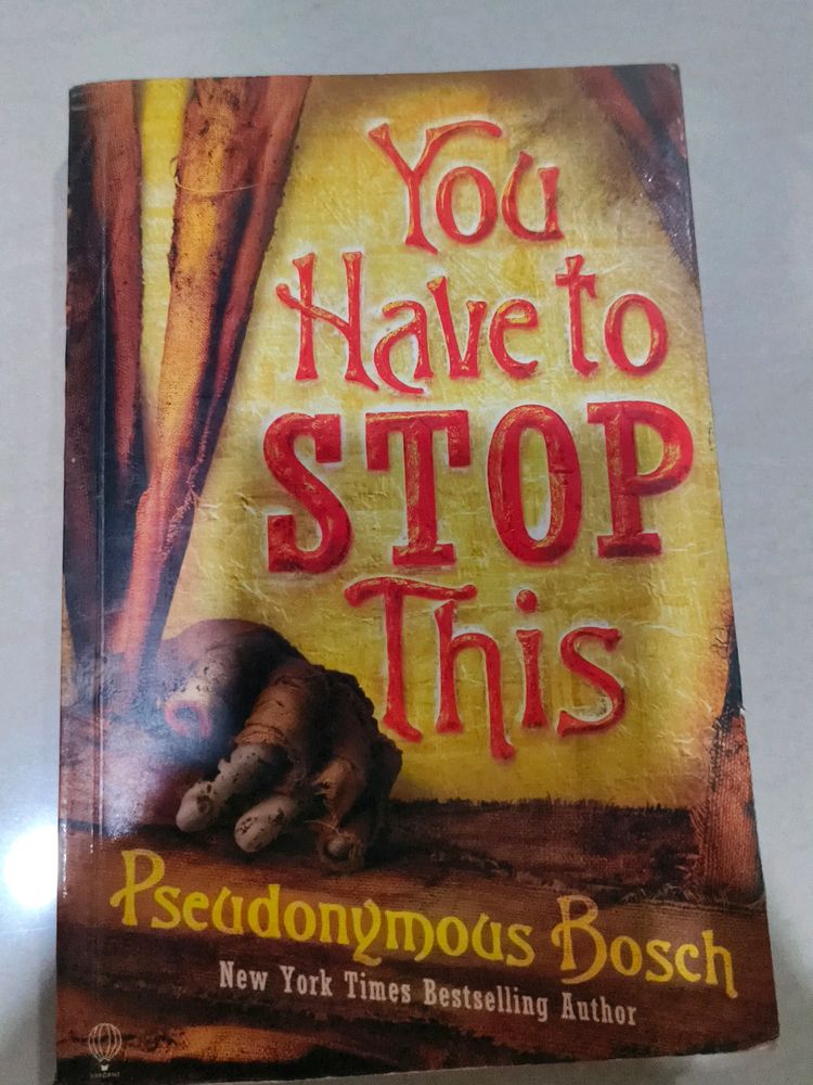 You Have To Stop This - Pseudonymous Bosch