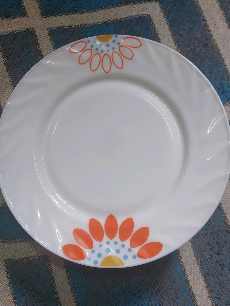 6 Ceramic Quater Plates