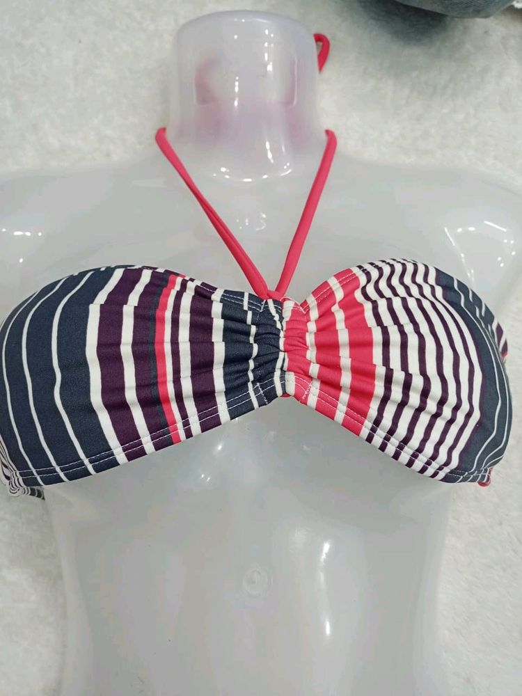 32 D Ribbon Look Bra