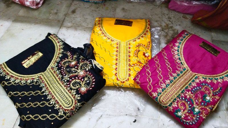 I Have 3 Pis Dress Material Pick Anyone At 399rs