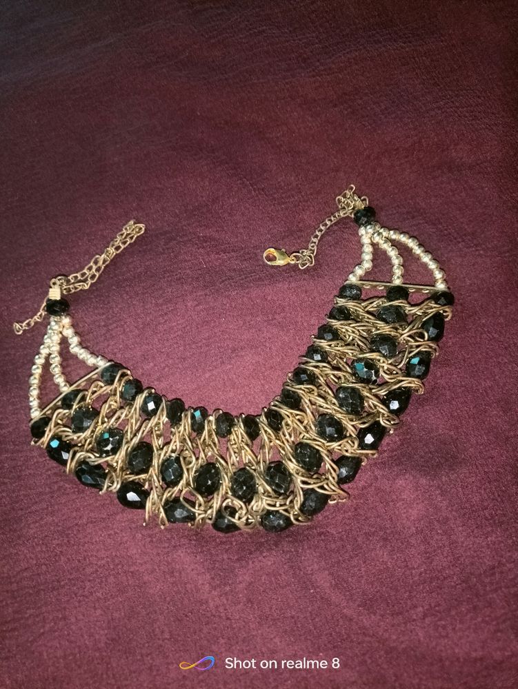 Black Moti Necklace