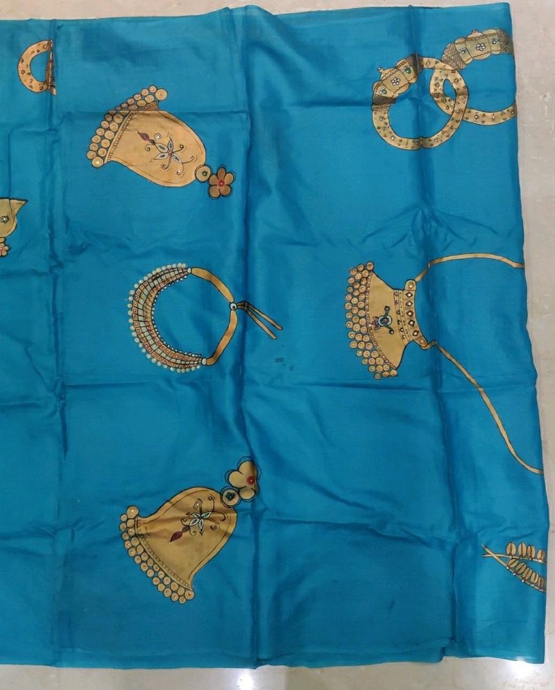 Blue Saree