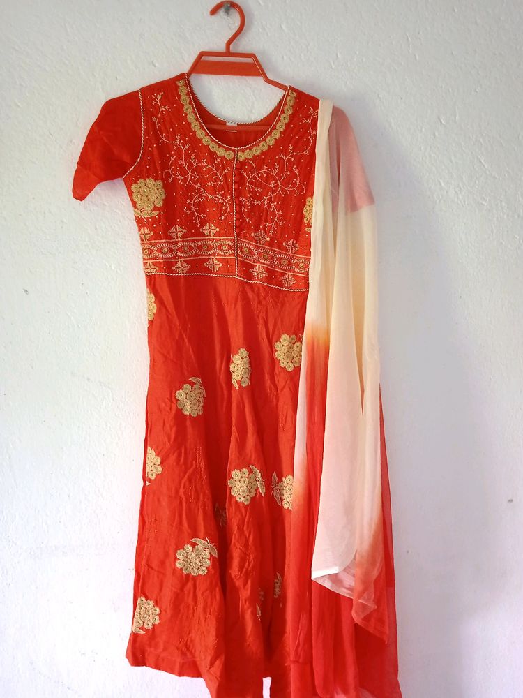 Cotton Anarkali Suit