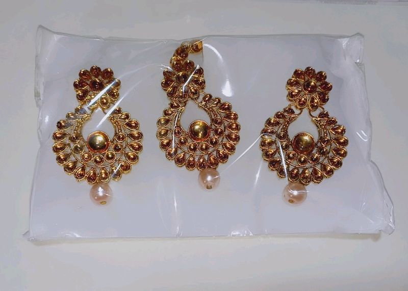 Rajasthani Jewellery with Maangtika