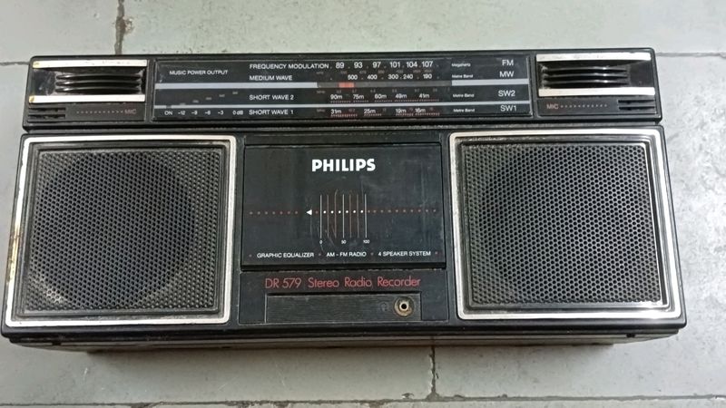 Vintage Boombox Philips D8060 MC Tape Cassette