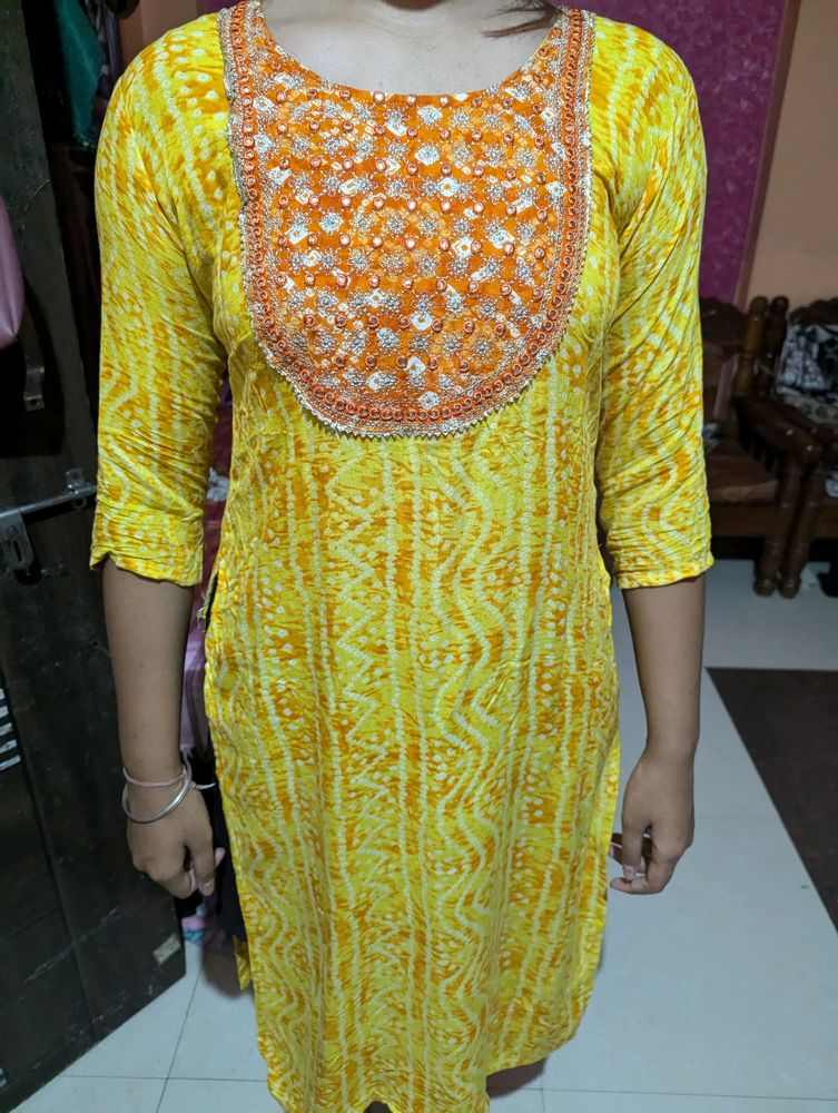 EMBROIDERED KURTA