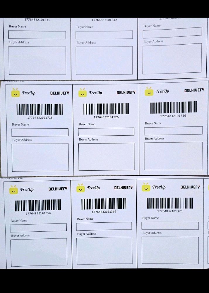 40 Shipping Labels