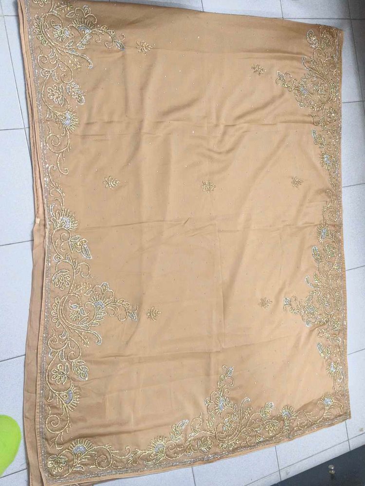 So Nice Cream Colour Saree