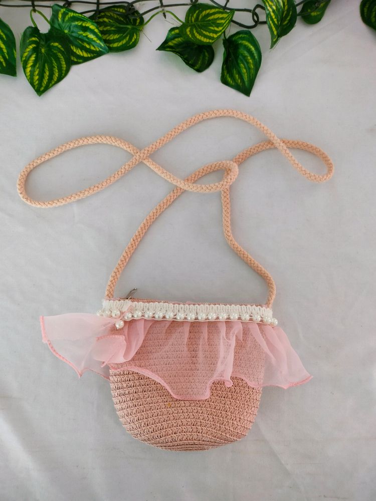 Peach Casual Slingbag (Girl's)